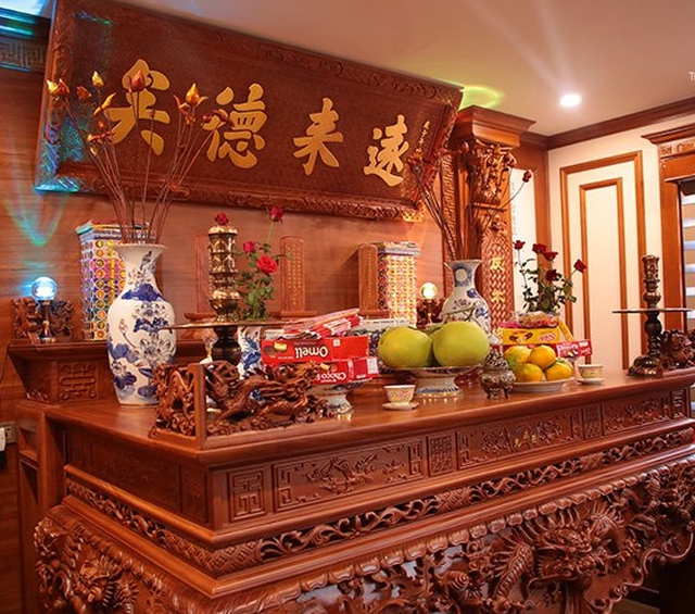 Bạn cần lưu ý những khi thiết kế kế nội thất phòng thờ đẹp hiện đại hợp phong thủy – PT007